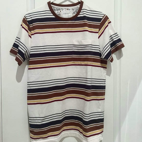 Striped Men's T-Shirt - Picture 1 of 4
